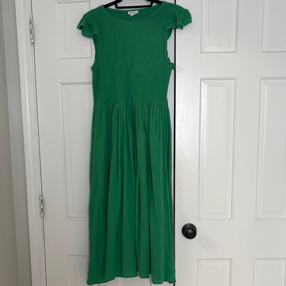 Market and Spruce Green Sleeveless Maxi Dress